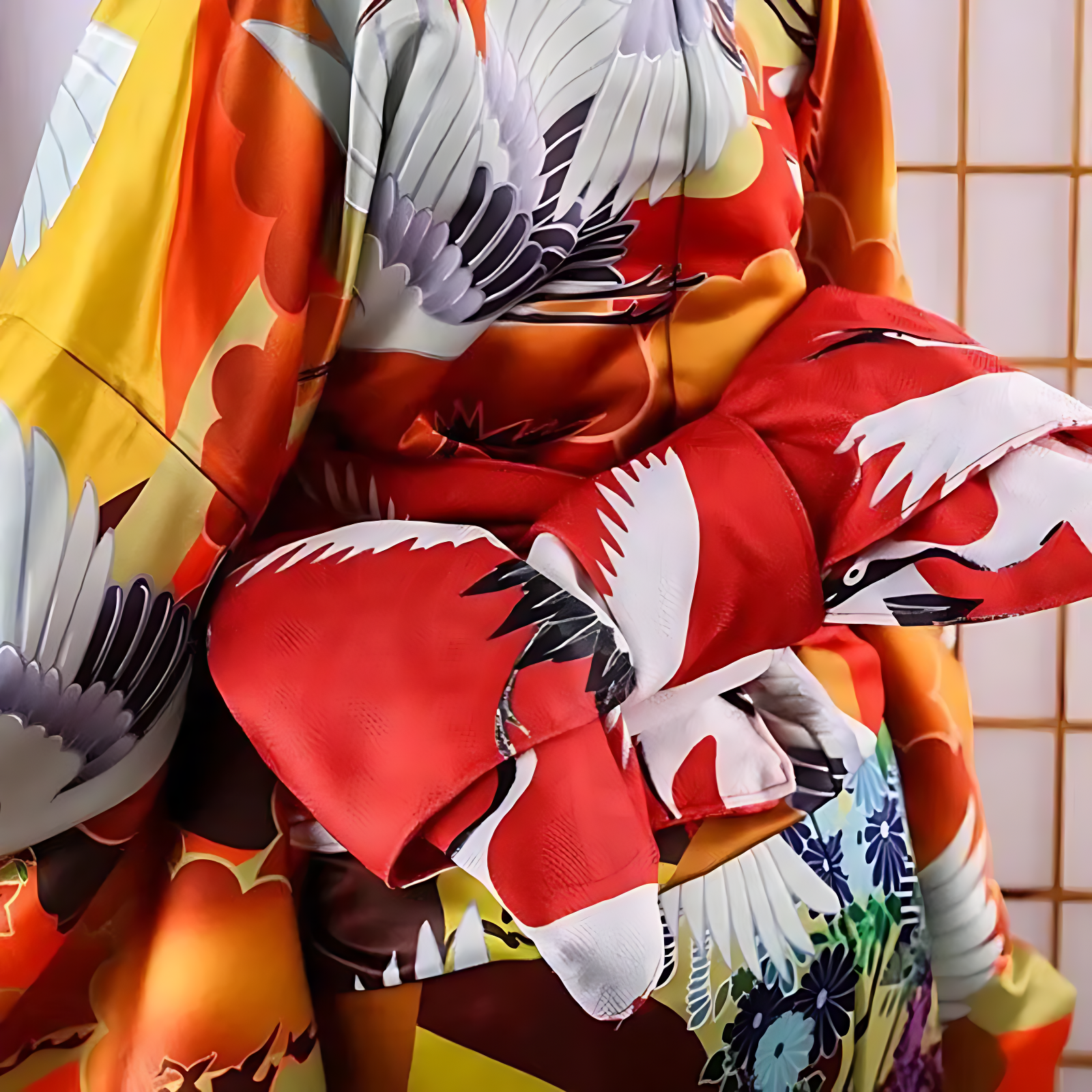 Kimono Furisode - taille unique