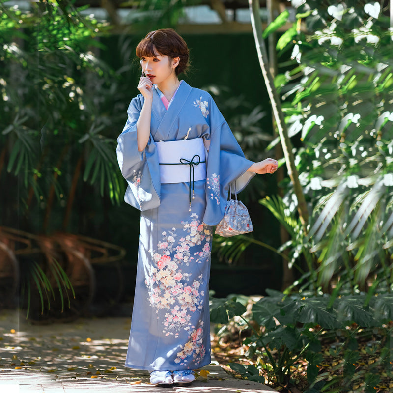 kimono yukata femme - Taille unique: 140cm