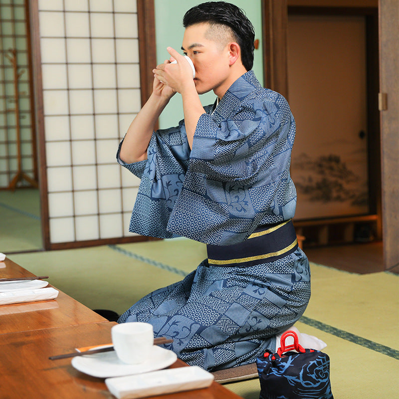 Kimono Yukata Homme - Taille unique