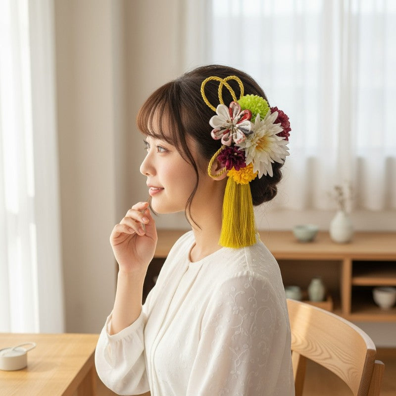 Kanzashi mariée