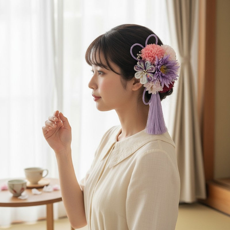 Kanzashi mariée