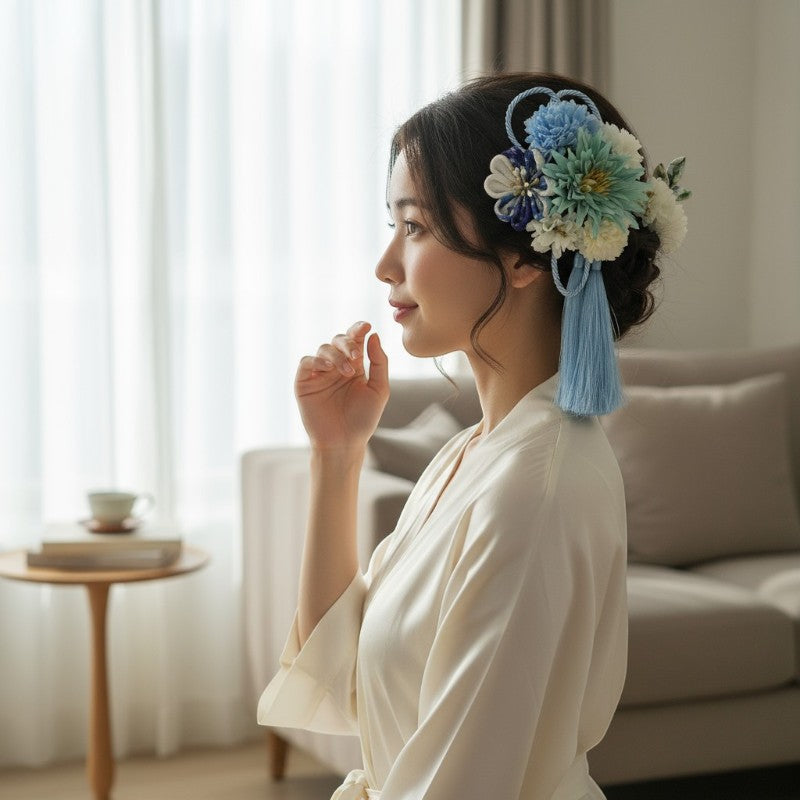 Kanzashi mariée