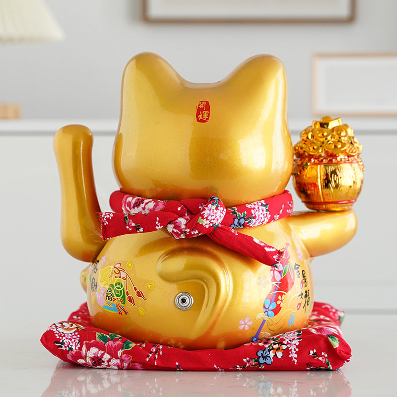 Maneki Neko ’Orange Oito’ - 11 x cm