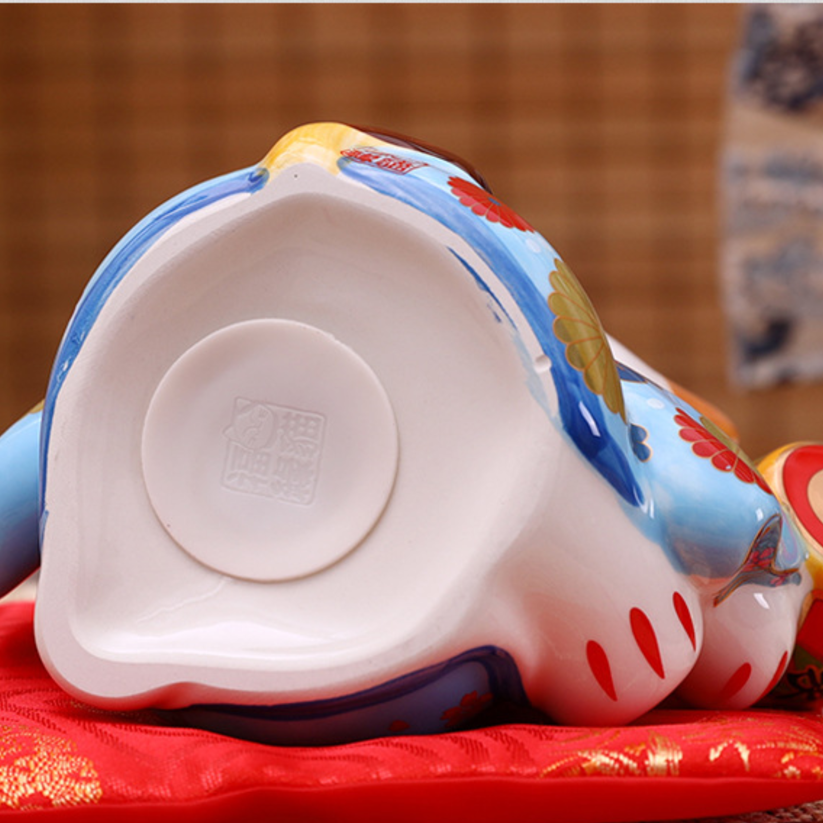 Maneki Neko Tirelire ’Pour Homme’ - 14 x 10 13 cm