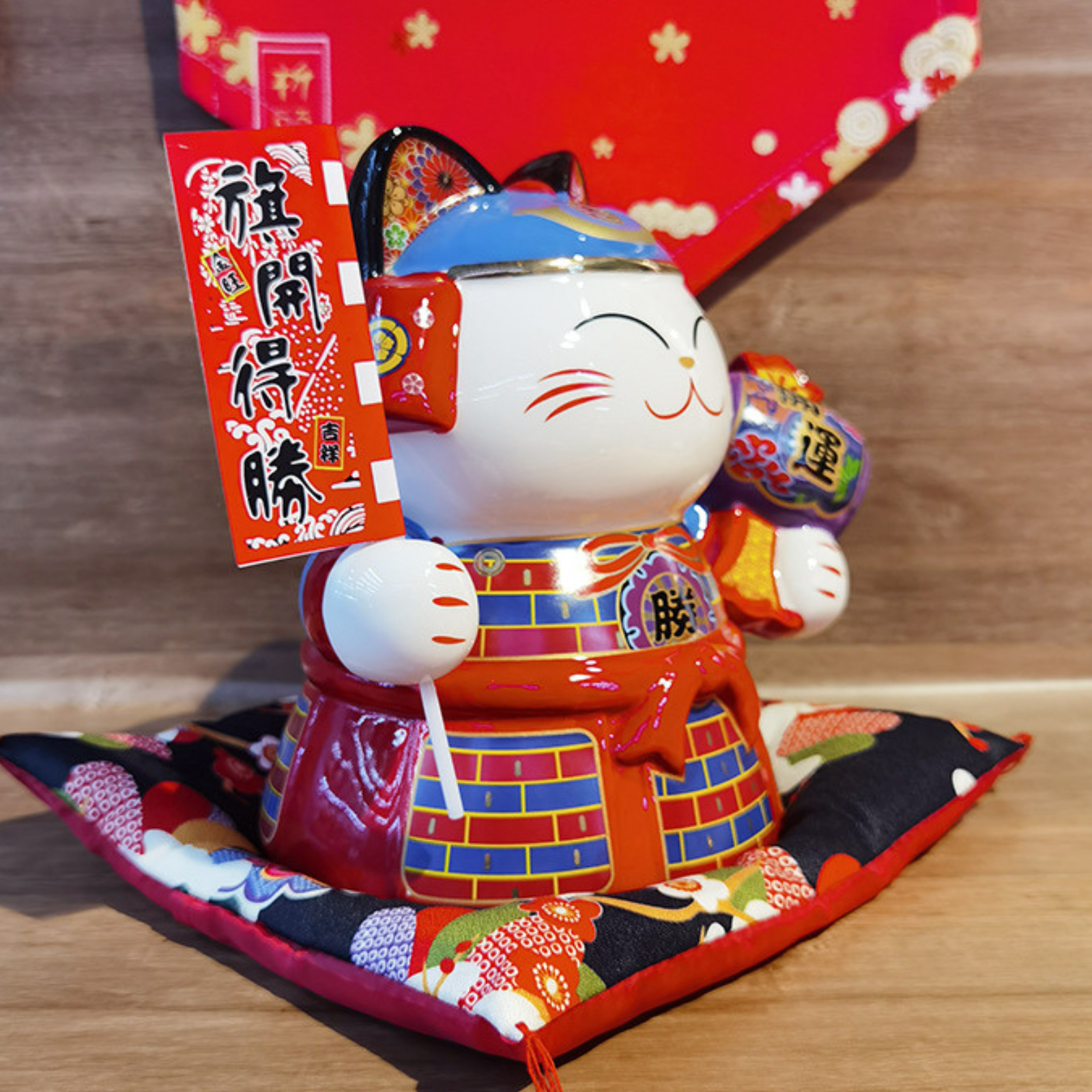 Maneki Neko Tirelire ’Traditionnelle’ - 11 x cm