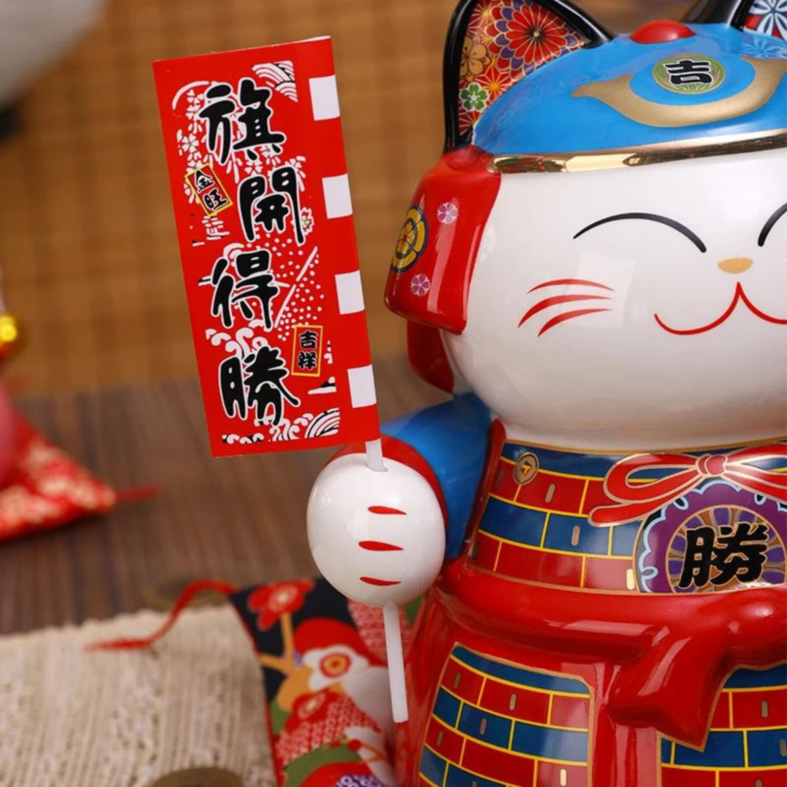 Maneki Neko Tirelire ’Traditionnelle’ - 11 x cm