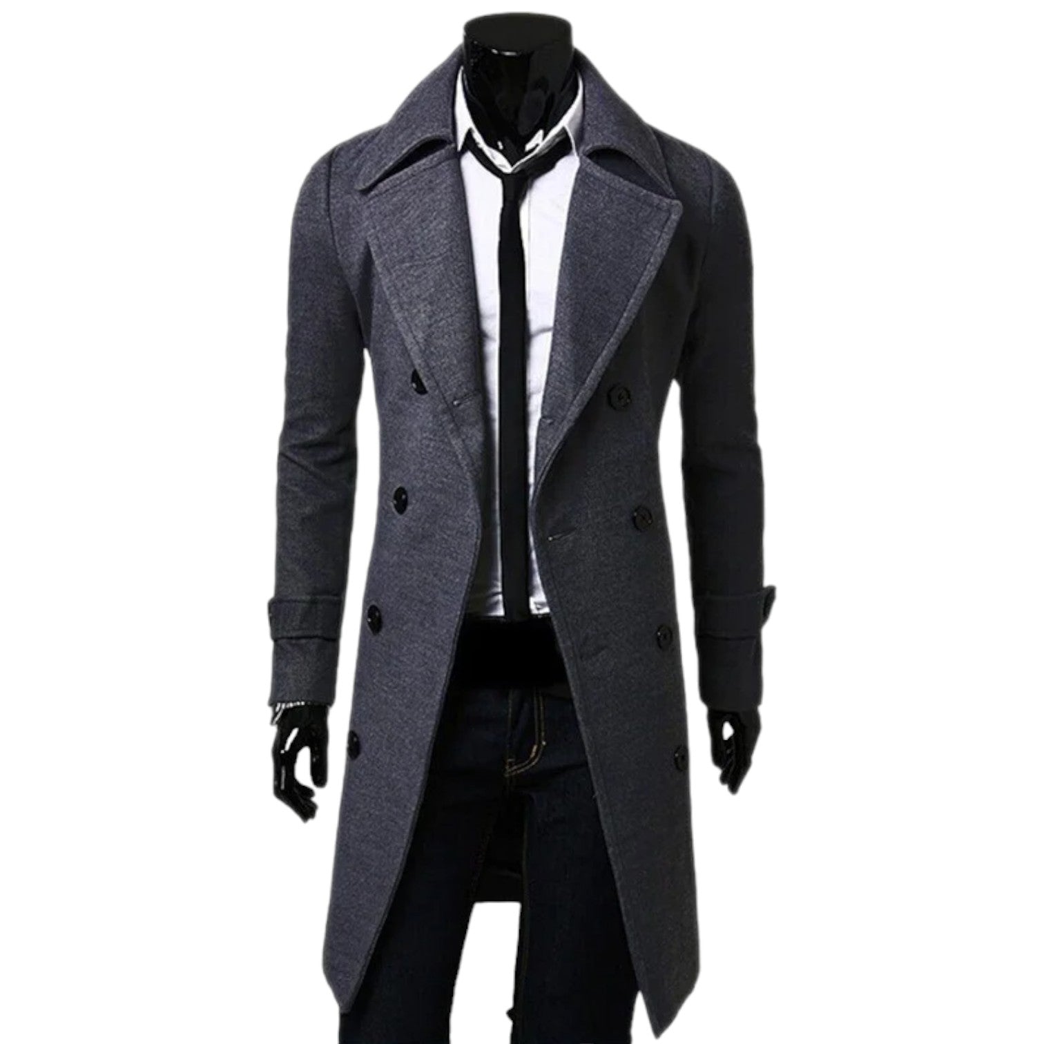 Manteau kimono homme - Gris / S