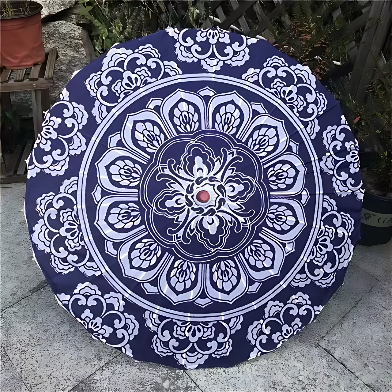 Ombrelle Japonaise Blanche ’Shiroi’ - 3
