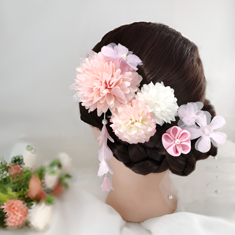 Bouquet kanzashi