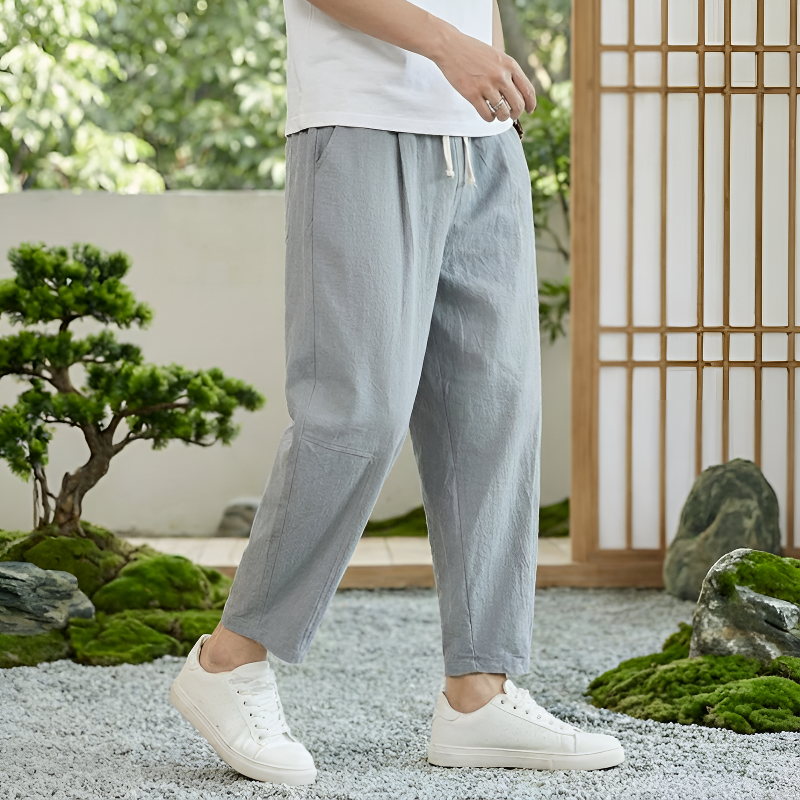 Pantalon japonais coton