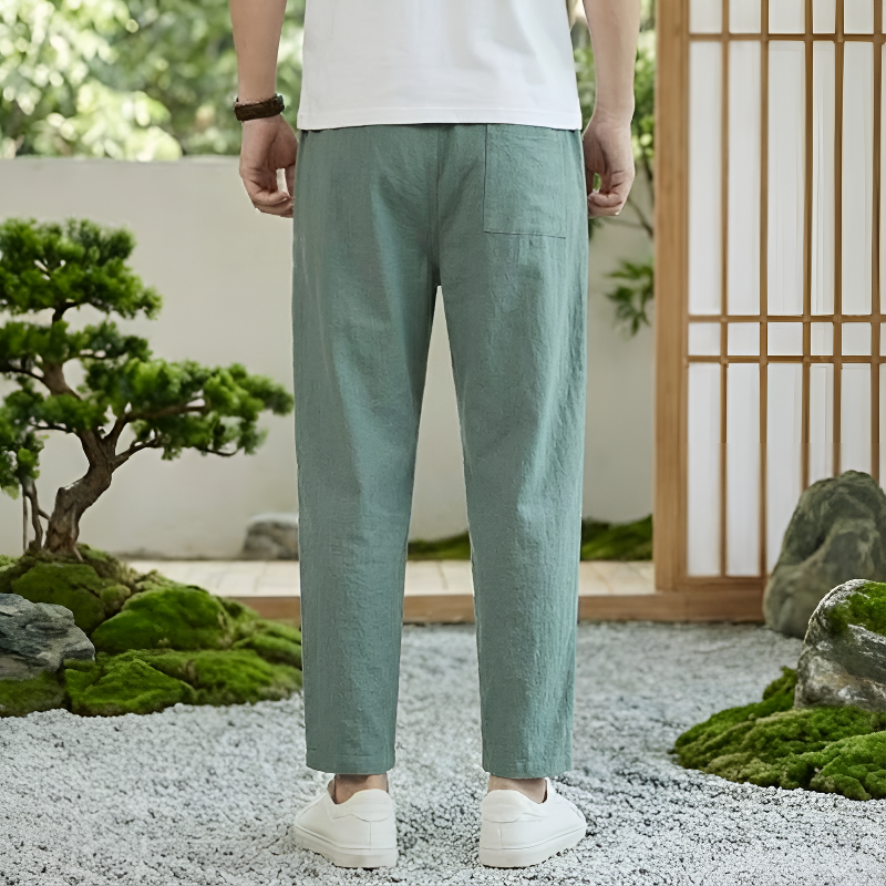 Pantalon japonais coton
