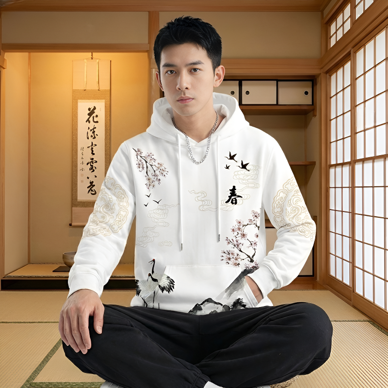 Japonais sweat homme streetwear
