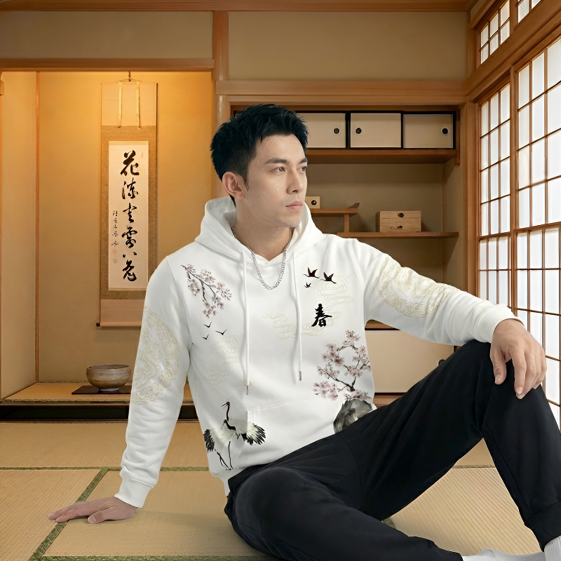 Japonais sweat homme streetwear