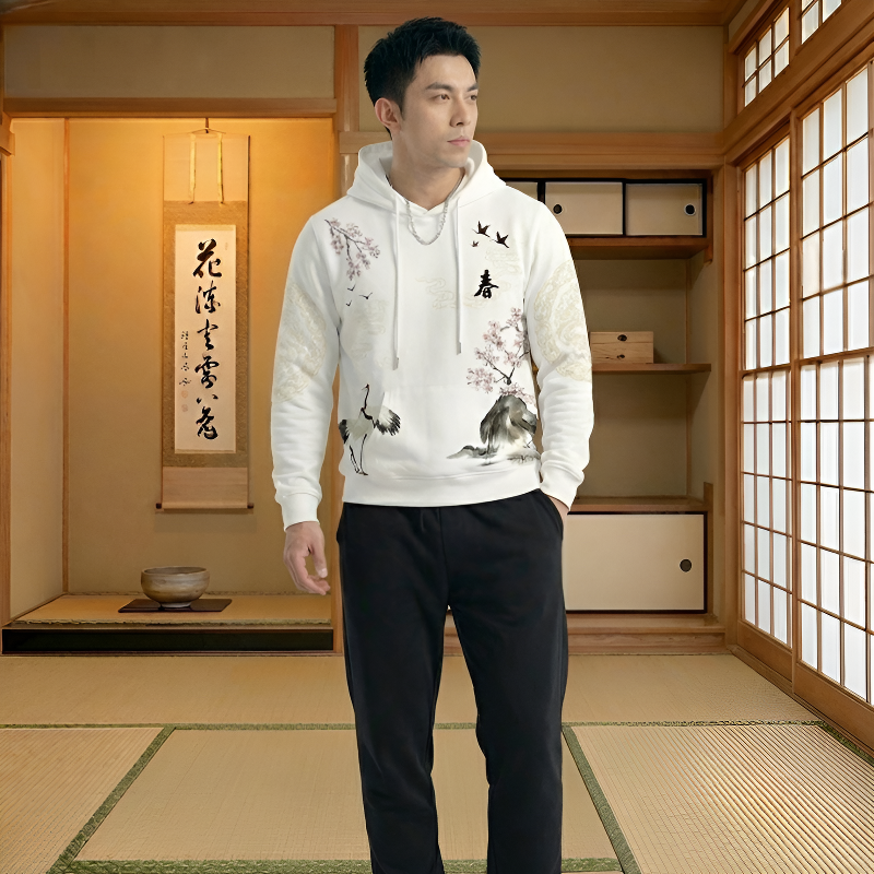 Japonais sweat homme streetwear