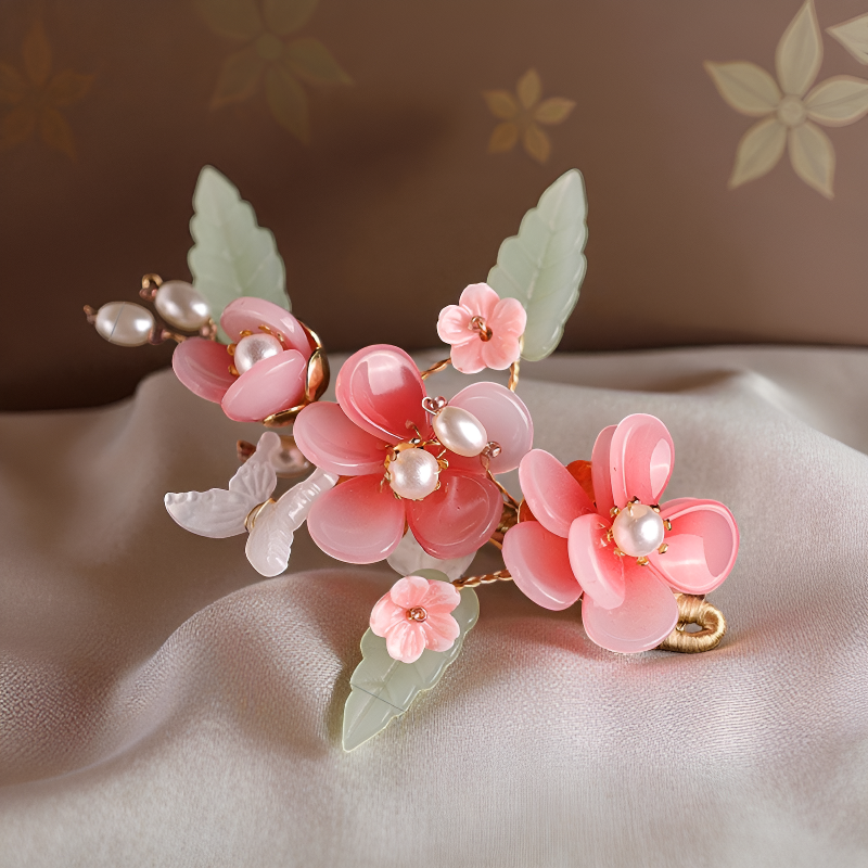 Kanzashi rose