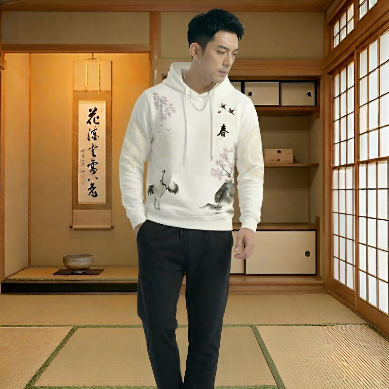 Japonais sweat homme streetwear
