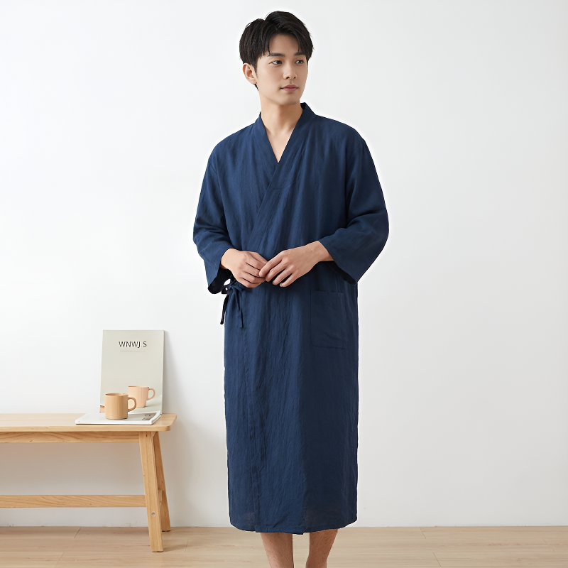 Kimono peignoir homme
