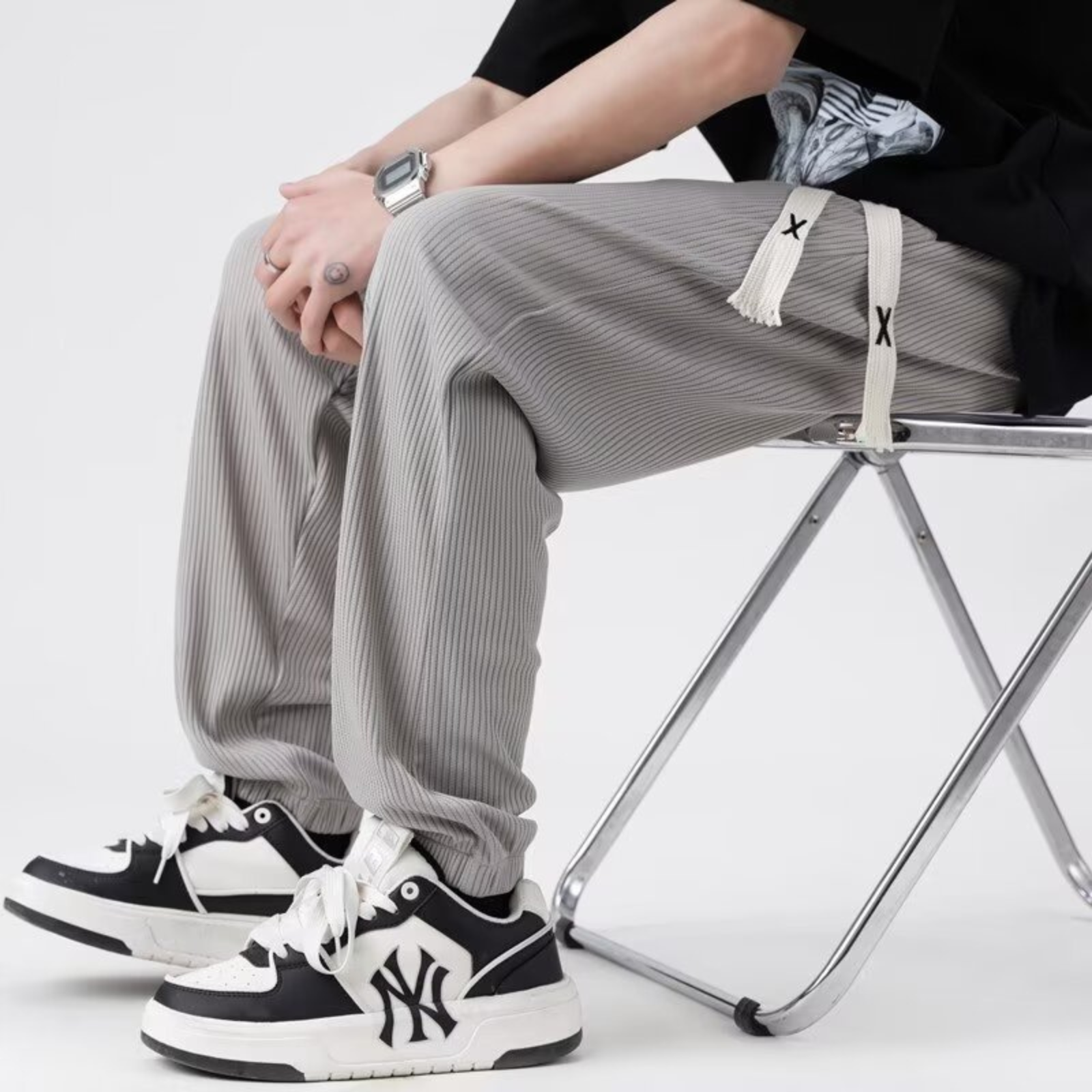 Pantalon Large Plissé ’Ice Ice’