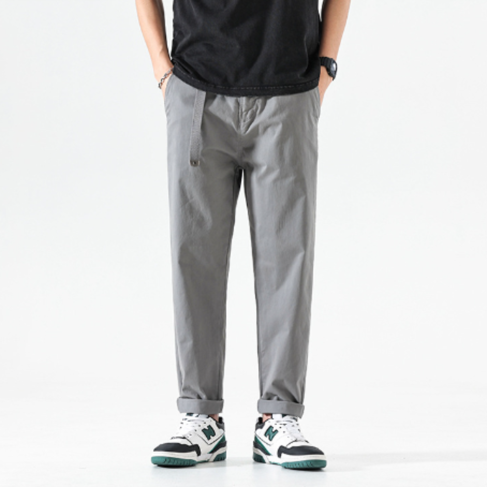 Pantalon Large Streetwear ’Anokima’ - Gris / M