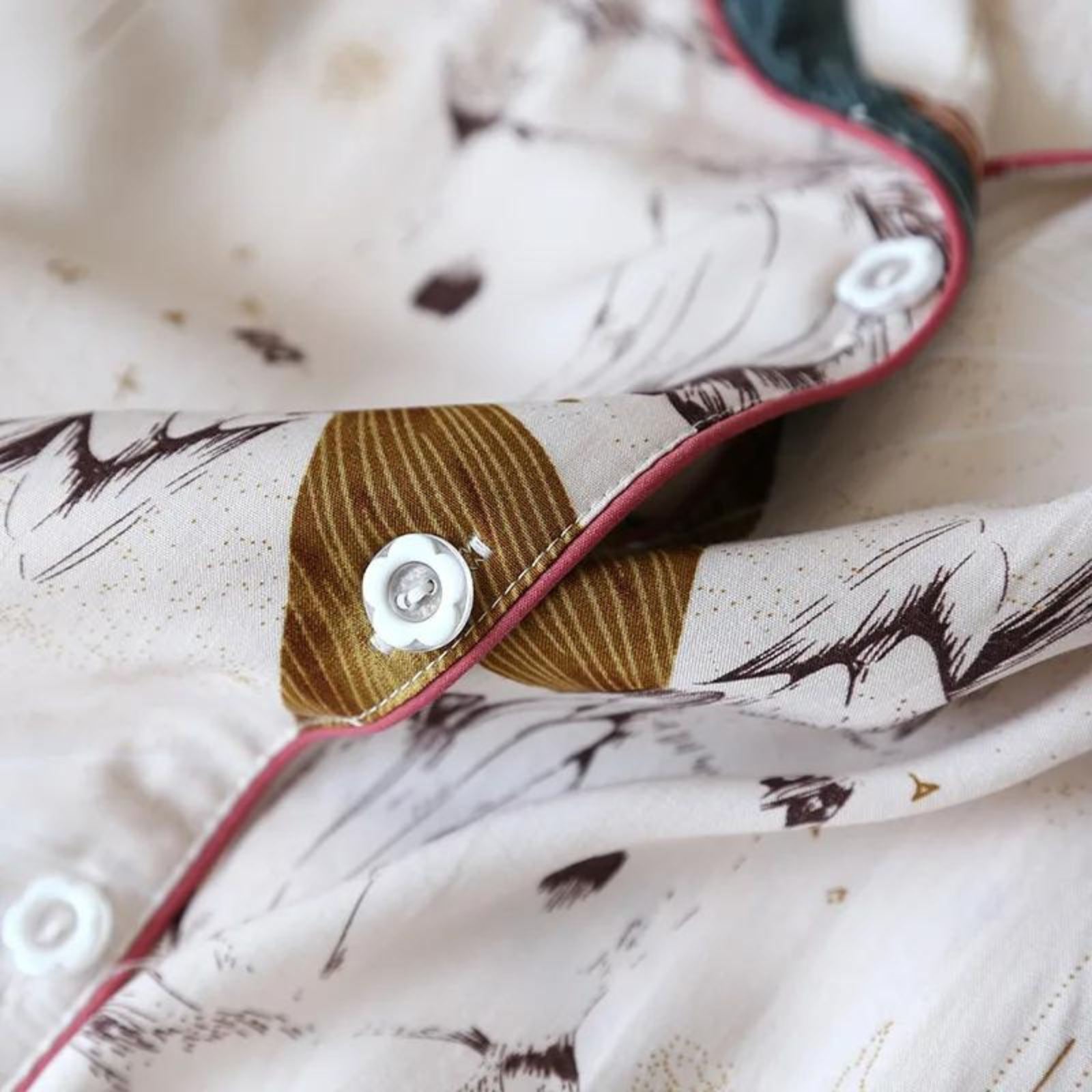 Pyjama Japonais en Satin pour Femme