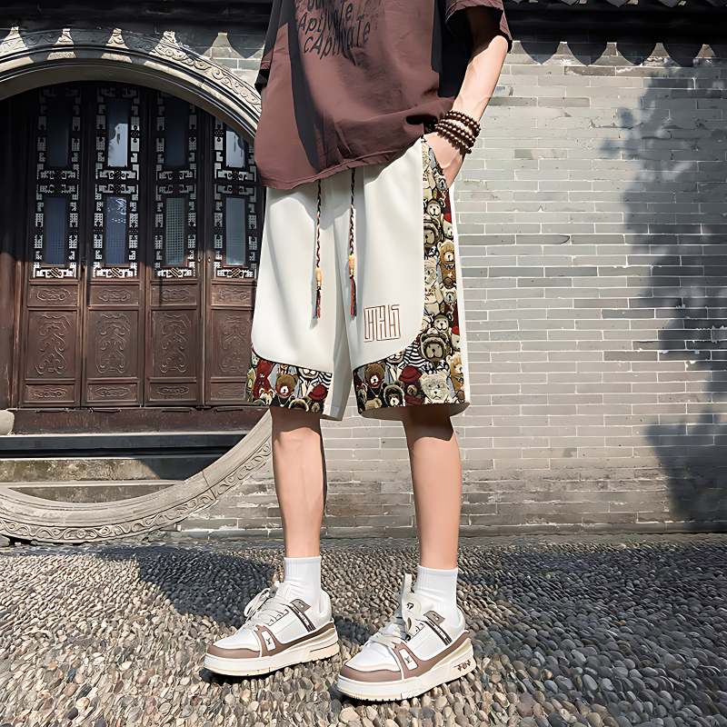 Short imprimé homme streetwear