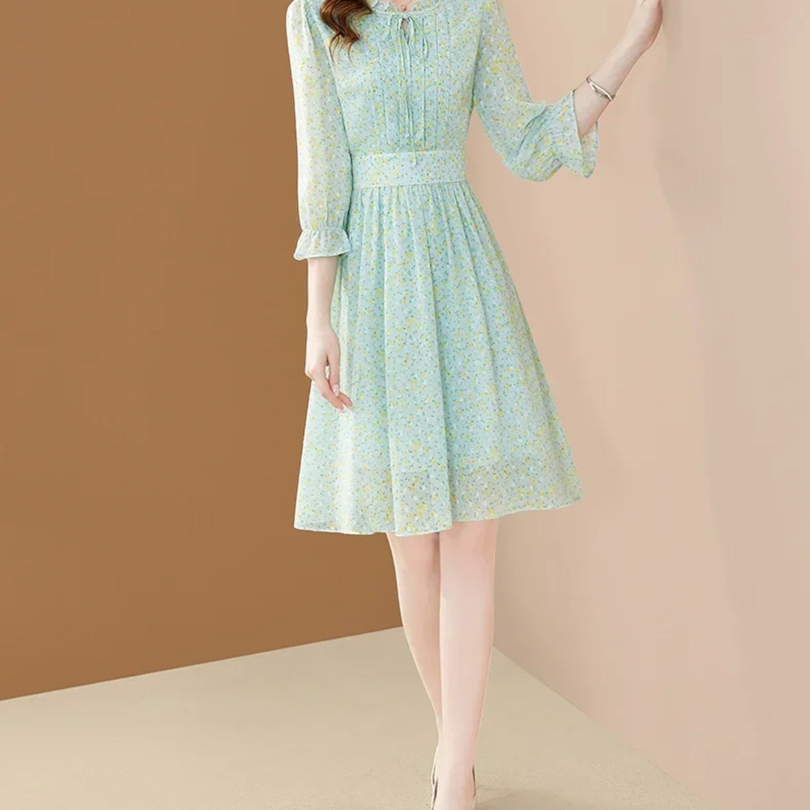 Robe Imprimé Japonais