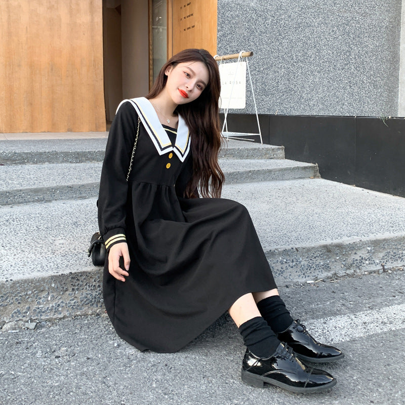 Robe Japonaise Noire ’Sashiko’