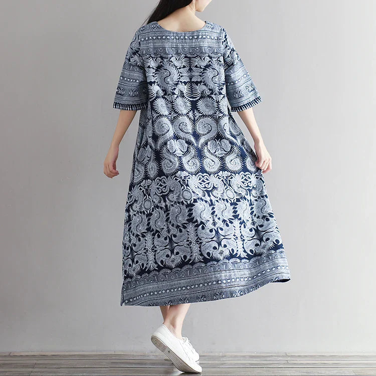 Robe Motif Japonais ’Agomori’