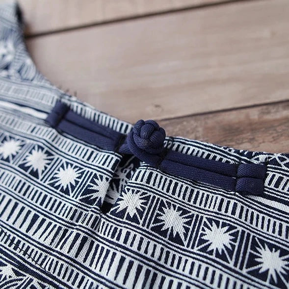 Robe Motif Japonais ’Agomori’