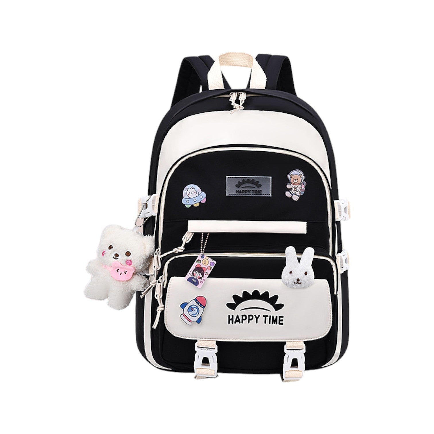 sac a dos ecolier japonais - Noir