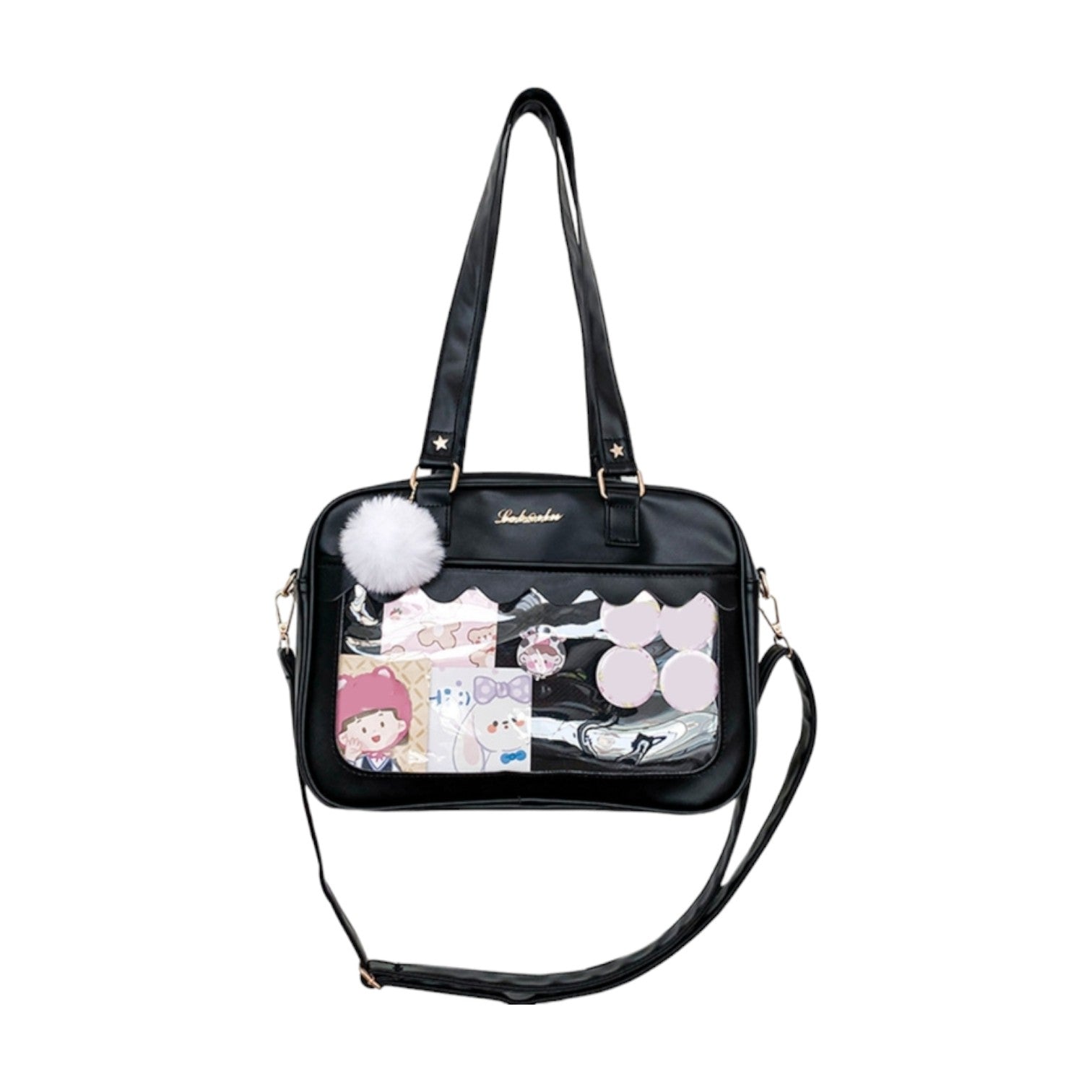 sac bandoulière japonais - Noir