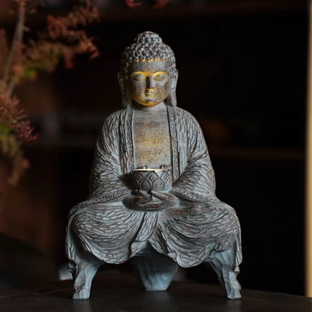 Statue jardin japonais
