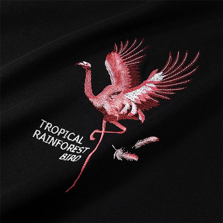 Sweat à Capuche Flamant Rose