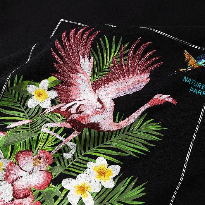 Sweat à Capuche Flamant Rose