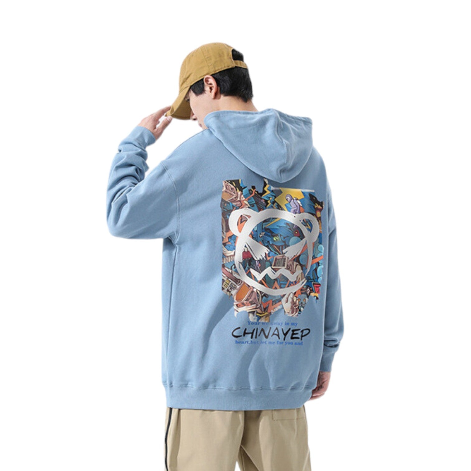 Sweat Dragon Japonais - Bleu / S