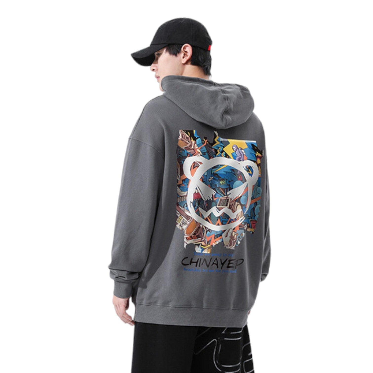 Sweat Dragon Japonais - Gris / S