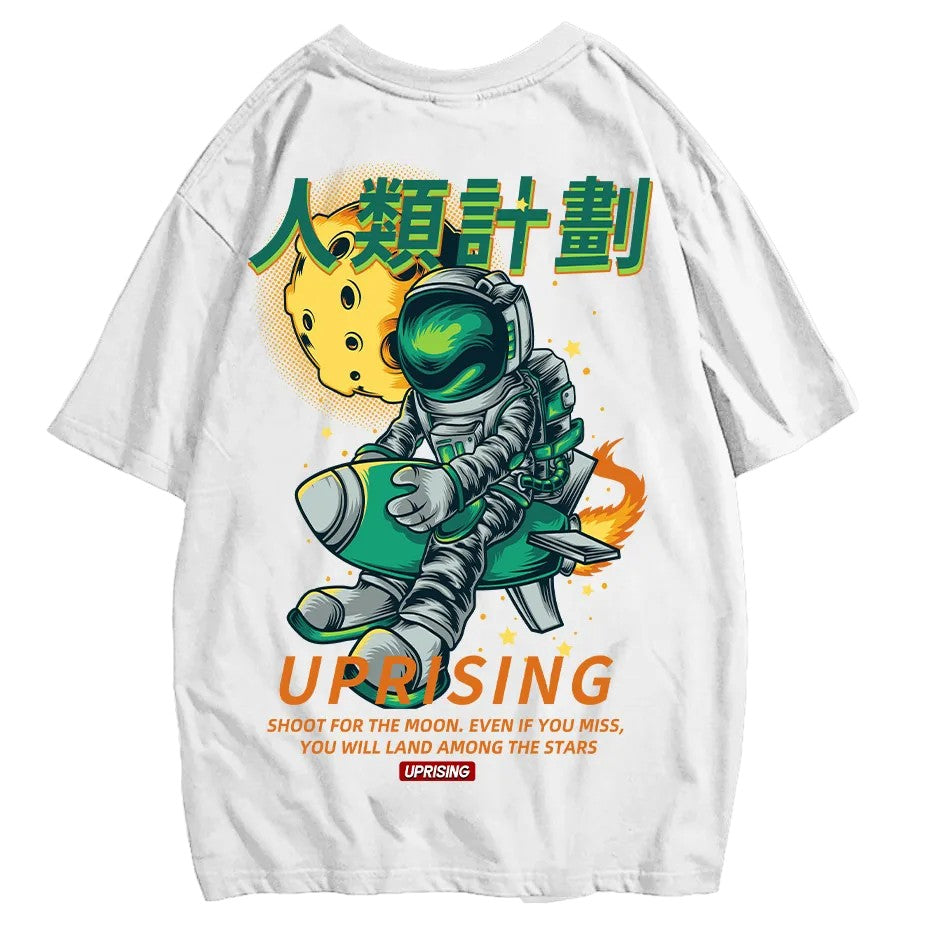 T-Shirt Astronaute - Blanc / M