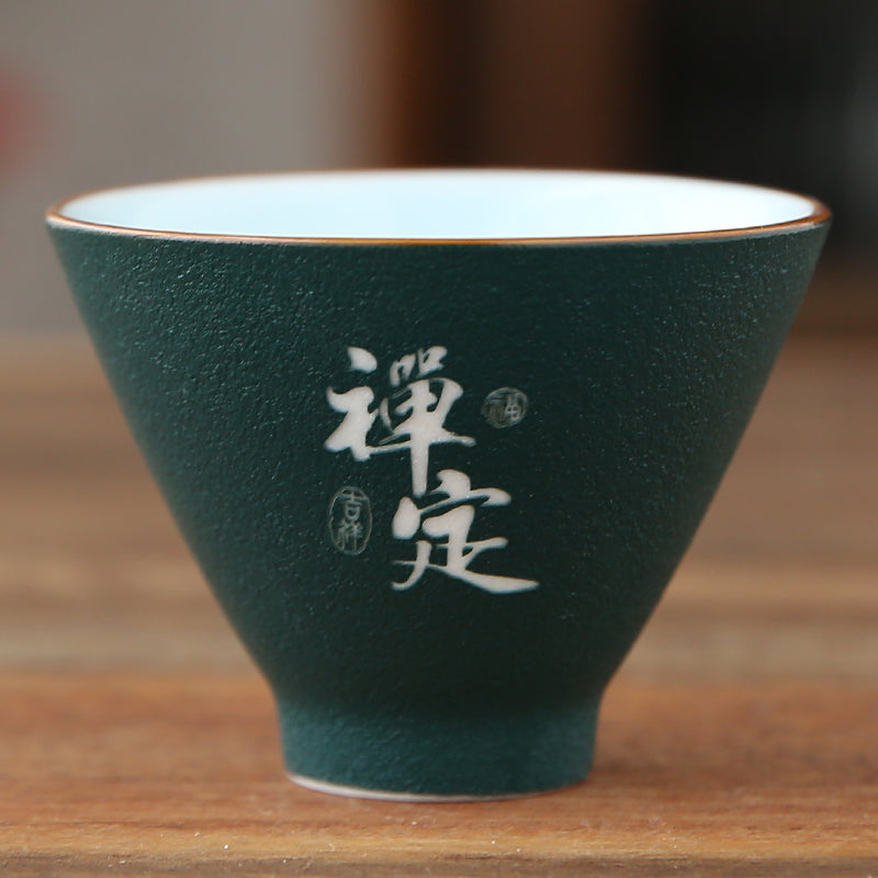 Tasse japonaise céramique - Coupe / Vert