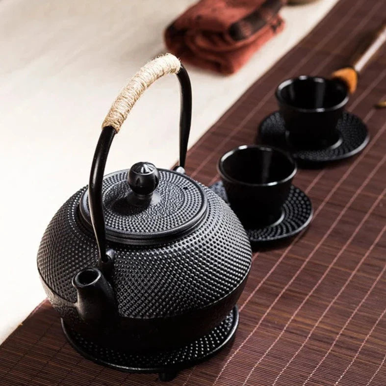 Théière Japonaise Fonte Émaillée