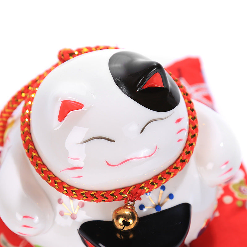 Tirelire Chat Japonais ’Tambourin’ - 11 x cm
