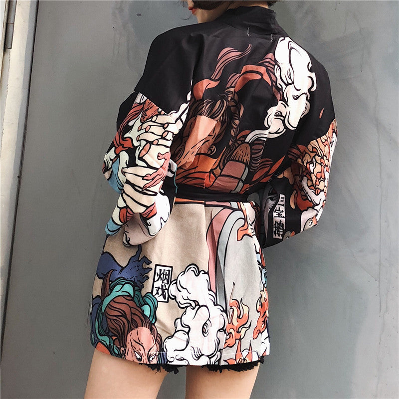 Veste de Kimono Furisode ’Shizuka’