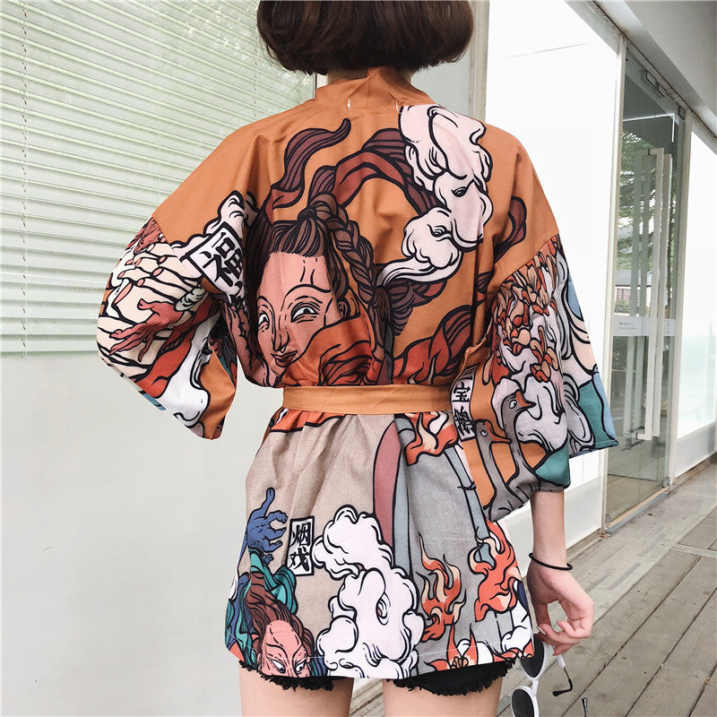 Veste de Kimono Furisode ’Shizuka’