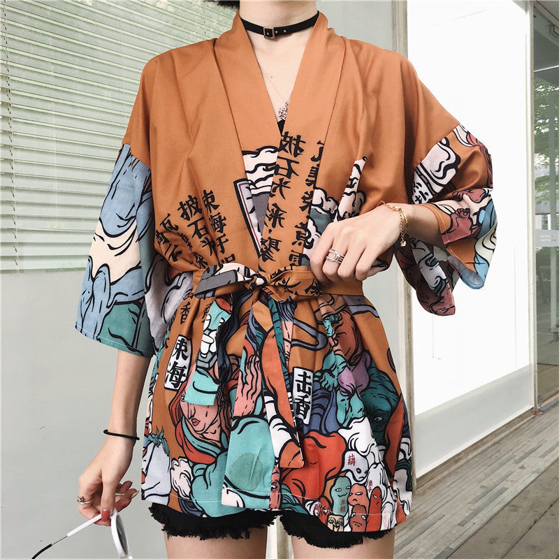 Veste de Kimono Furisode ’Shizuka’