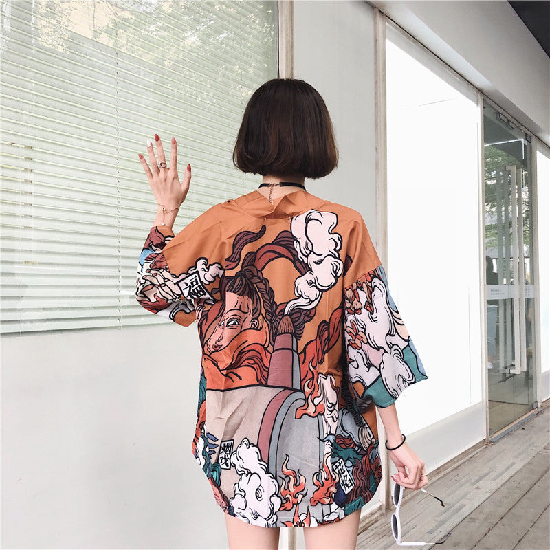 Veste de Kimono Furisode ’Shizuka’