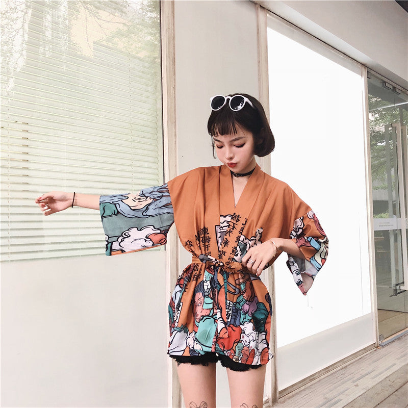 Veste de Kimono Furisode ’Shizuka’