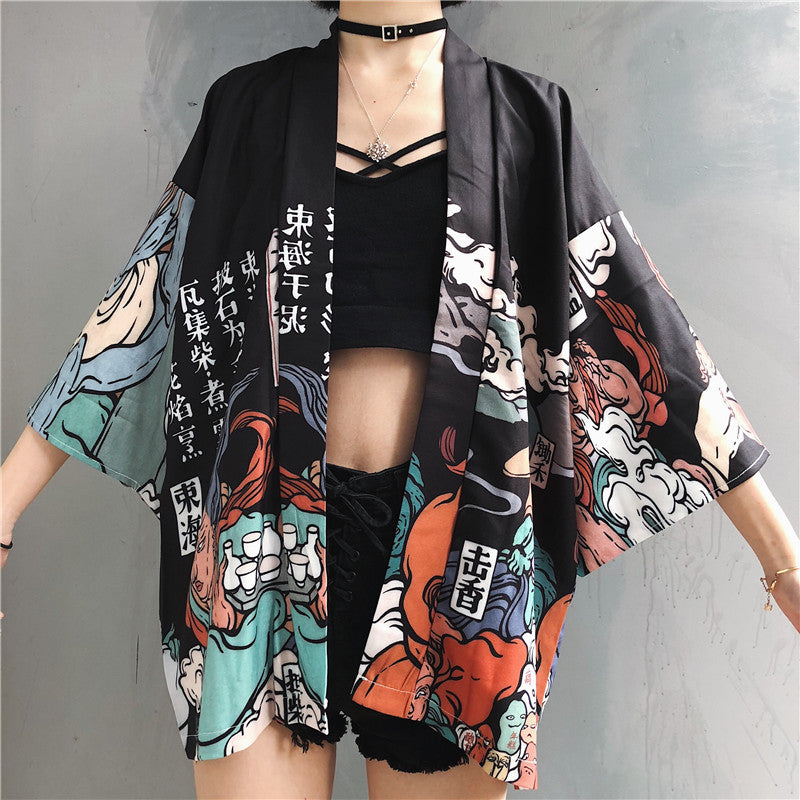 Veste de Kimono Furisode ’Shizuka’