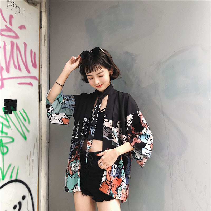 Veste de Kimono Furisode ’Shizuka’