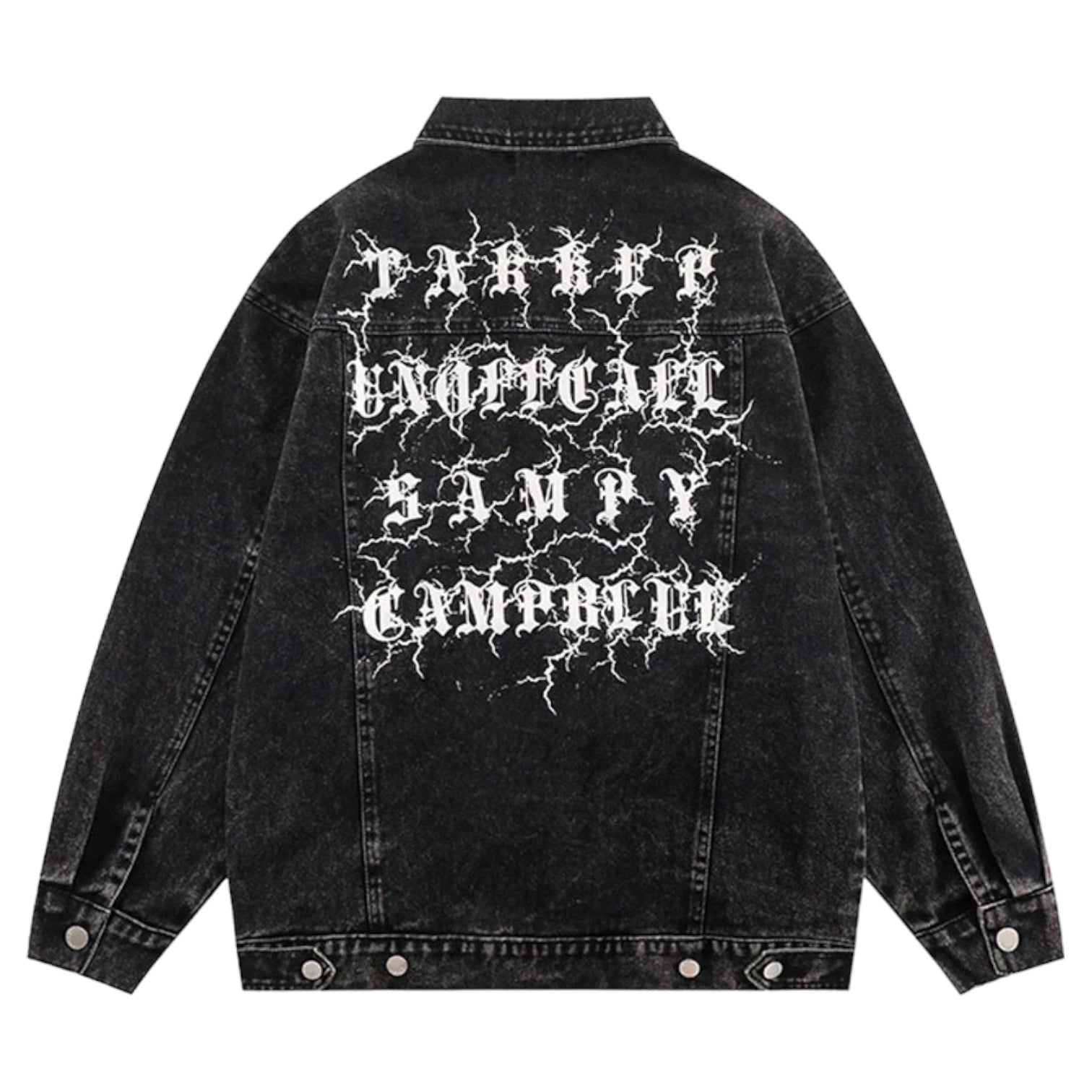 Veste Denim Retro Gothique