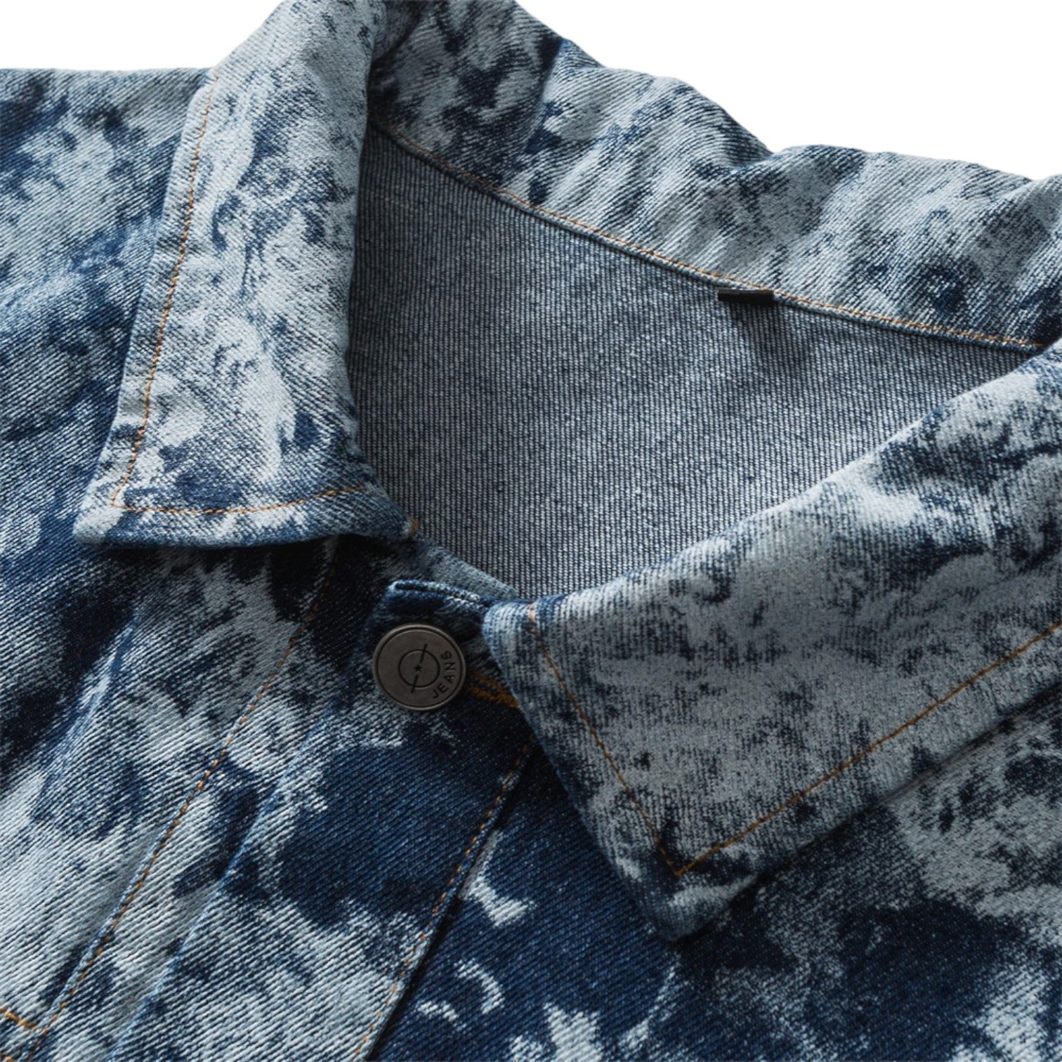 Veste en Jean Bleu Floral ’TD711’