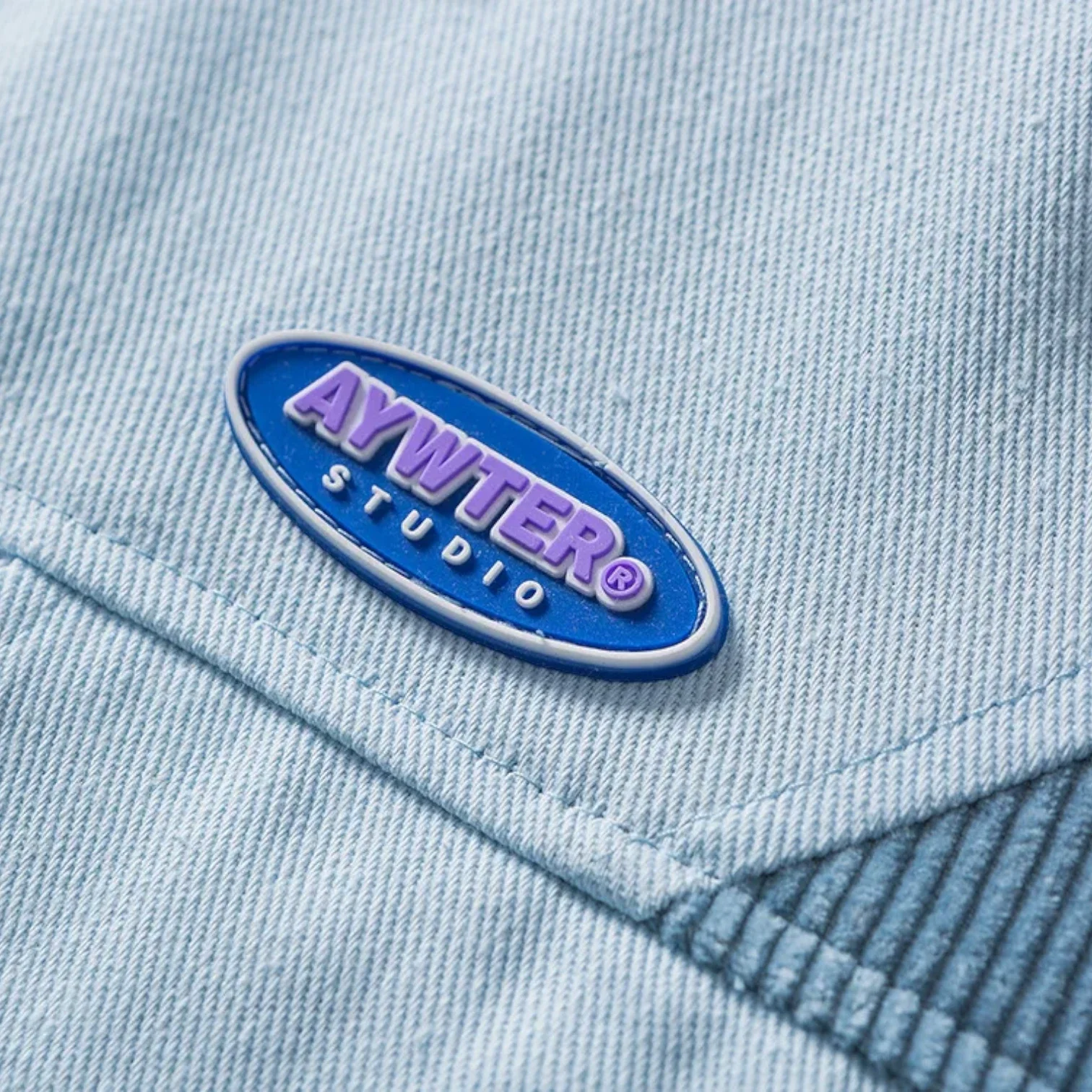 Veste en Jean Côtelée ’WRK711’